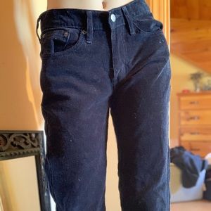 Levi corduroy black mom jeans